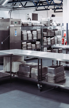 Catering production area